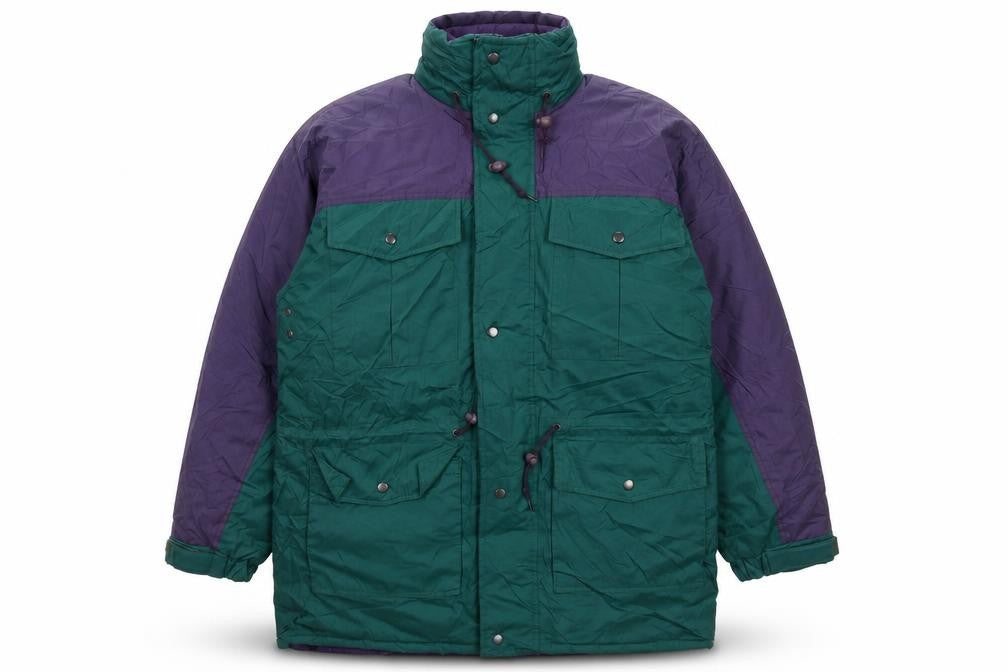 Wyvern Men's Green Hooded Parka Jacket Size L