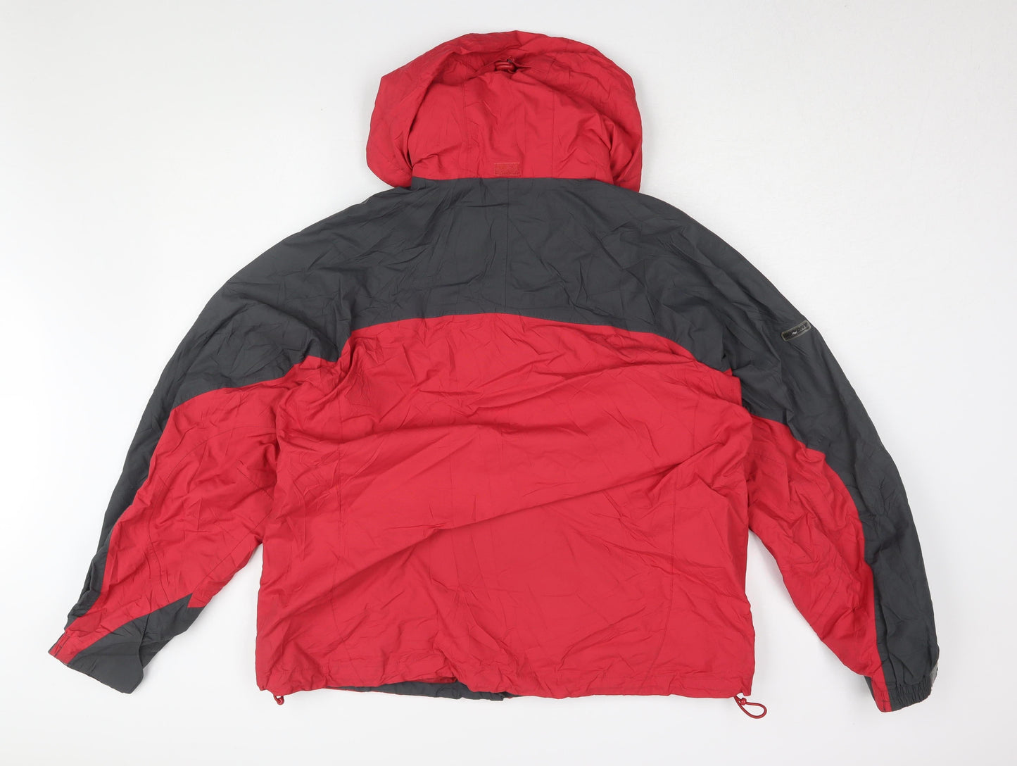 Mountainlife Men's Red Parka Jacket L Hooded Waterproof