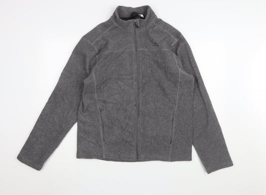 Decathlon Men's Grey Fleece Jacket L