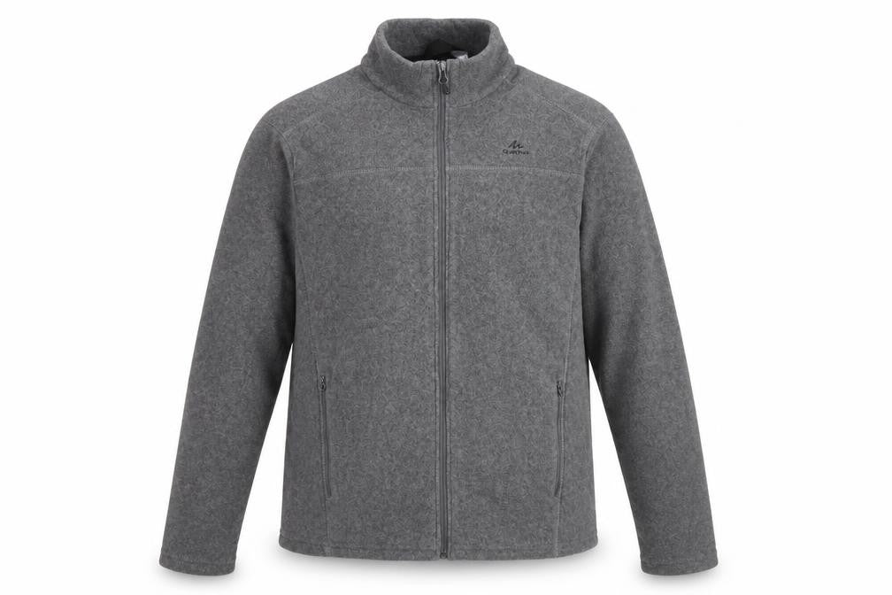 Decathlon Men's Grey Fleece Jacket L
