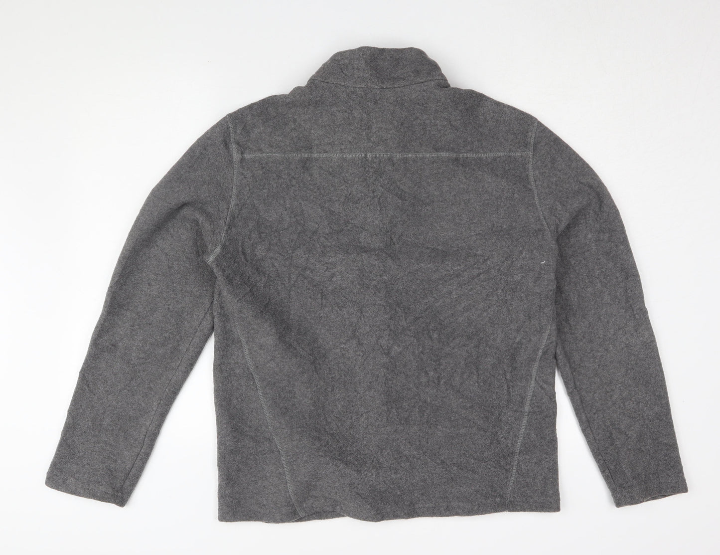 Decathlon Men's Grey Fleece Jacket L