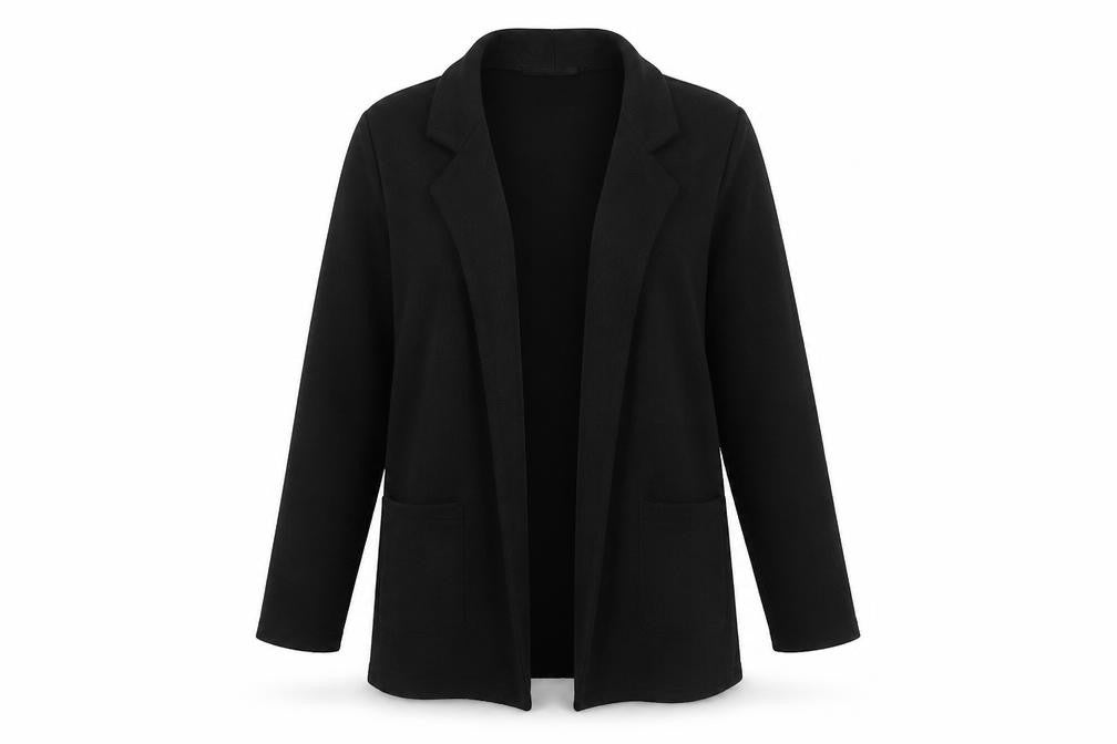 Dreams Women's Black S Basic Coatigan