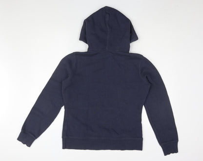 H&M Womens Blue Pullover Hoodie Size 12