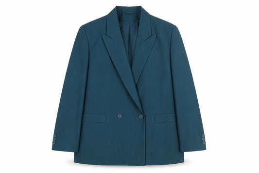 Classic Woman Green Blazer, Women's Size 14, Long, Formal