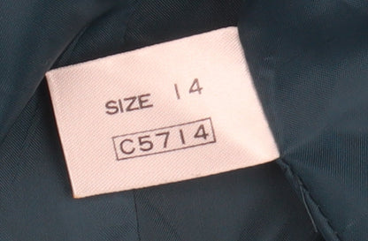 Classics Woman Green Blazer, Women's Size 14, Long, Formal
