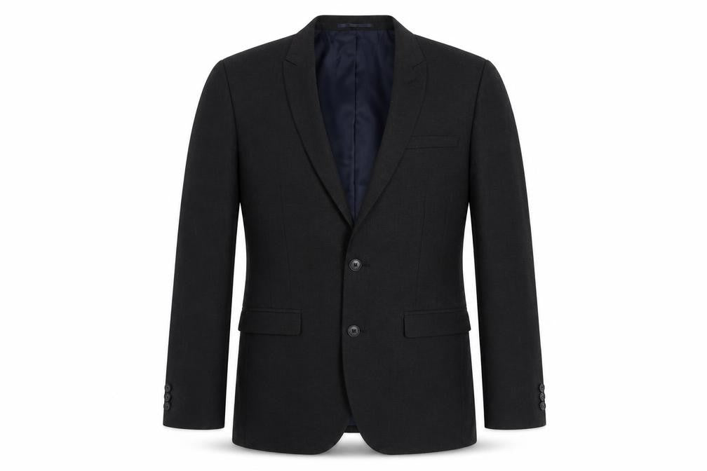 Next Men's Black Blazer 38R Formal Tailored Two-Button