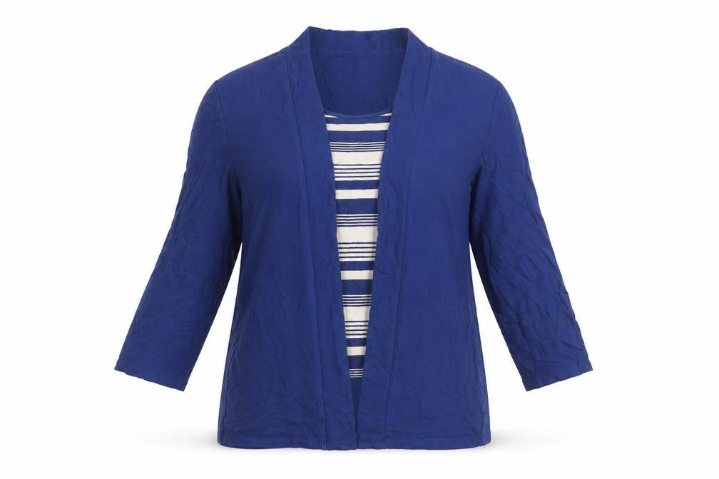 Eastex Women's Blue Kimono Blouse Size 12