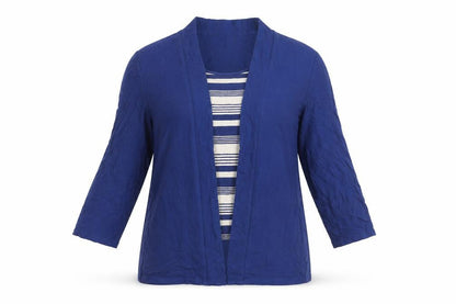 Eastex Women's Blue Kimono Blouse Size 12