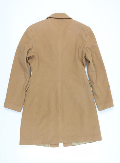 Miriam C. Beige Women's Overcoat Size 12