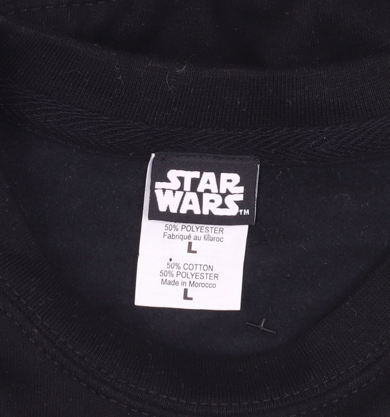 Star Wars Kids Black Graphic Pullover Sweatshirt L