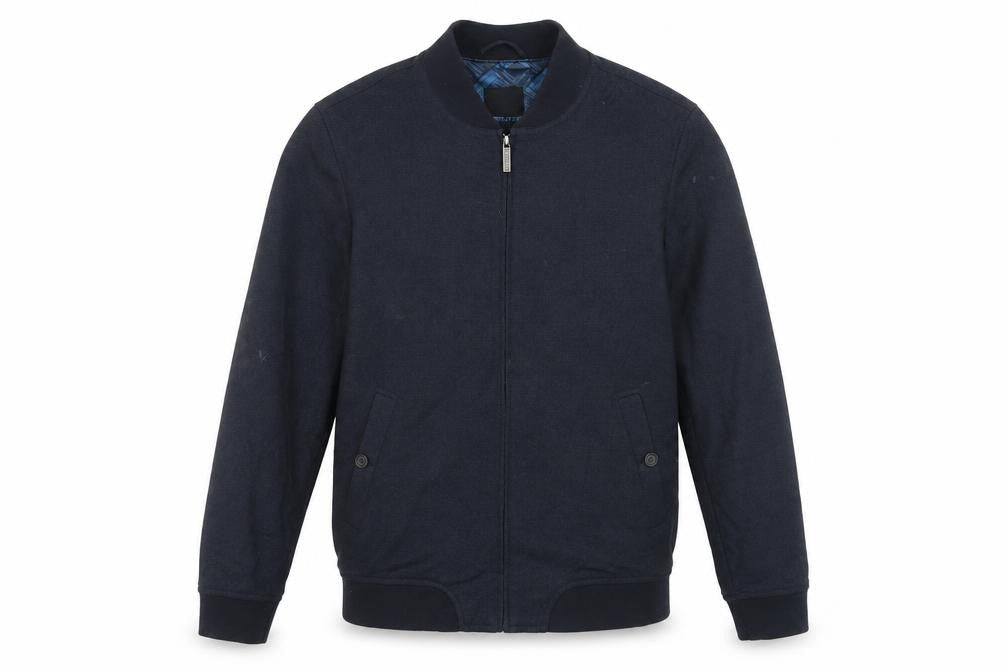Ted Baker Men's Blue Bomber Jacket, M, Casual Style