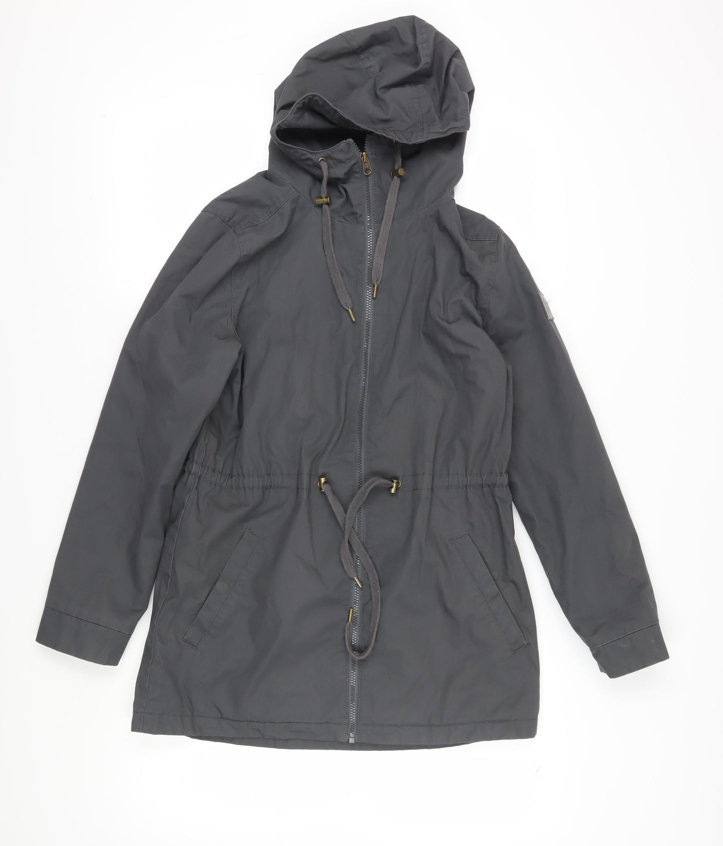 Element Unisex Grey Parka Jacket M Hooded Autumn