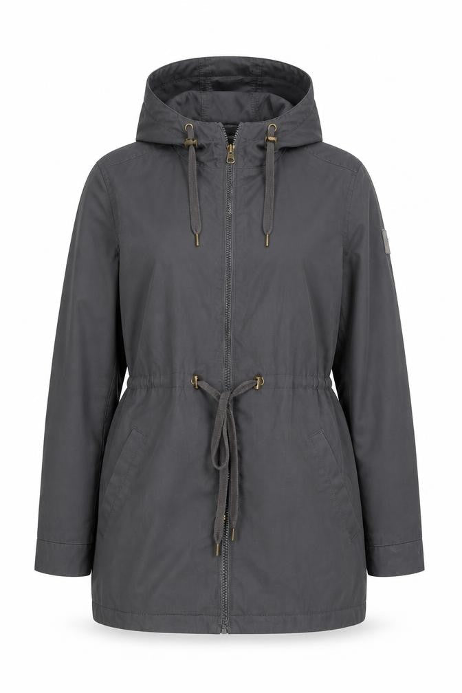 Element Unisex Grey Parka Jacket M Hooded Autumn