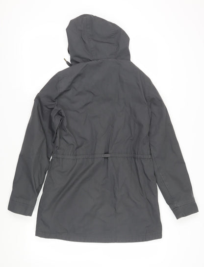 Element Womens Grey Parka Jacket M Hooded Autumn