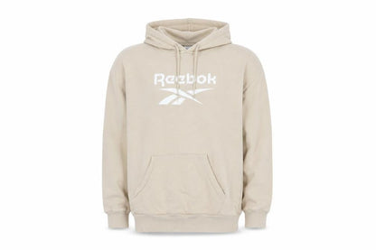Reebok Men's Beige Pullover Hoodie S