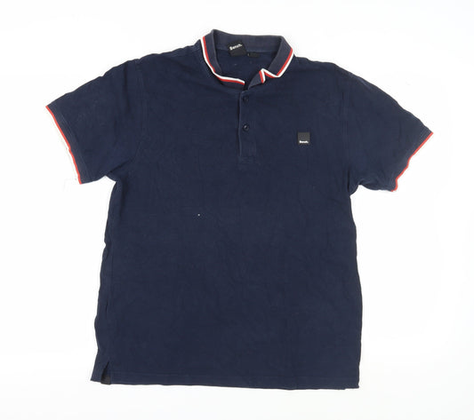 Bench Men's Poo shirt Blue Size L