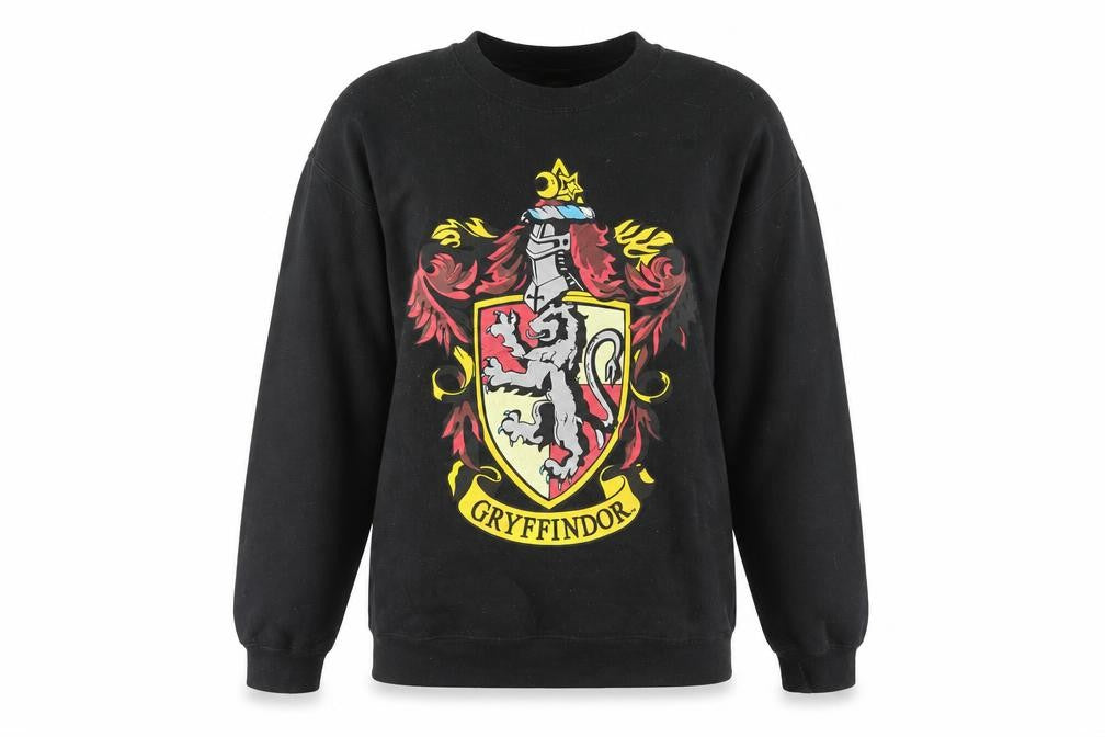 Harry Potter Unisex Black M Gryffindor Sweatshirt