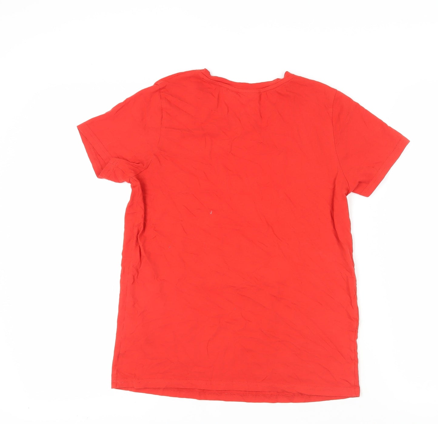 Friends Unisex Red XS T-Shirt Crew Neck Casual
