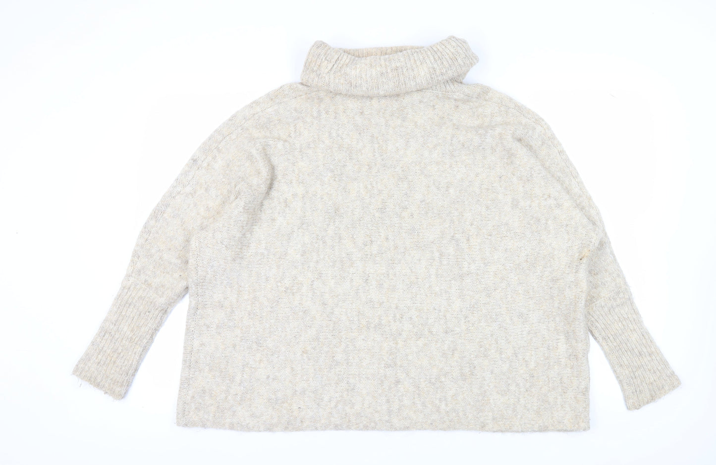 Jessica Simpson Women's Beige Roll Neck Jumper L