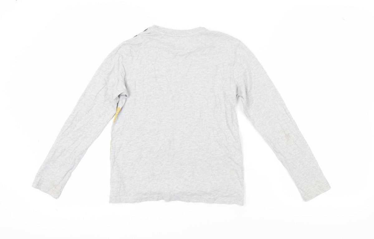 Timberland Boys Grey Graphic Print Long Sleeve T-Shirt 12 Years