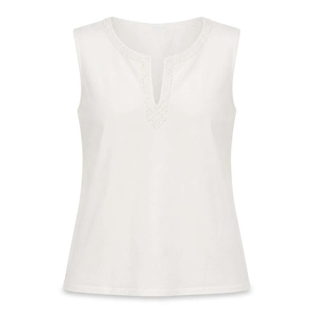 J.Taylor Women’s Ivory Tank Size 14
