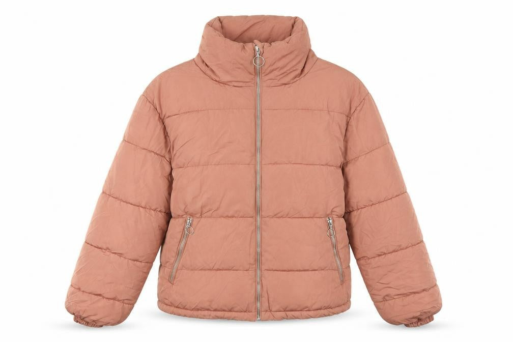 Old Khaki Women's Brown Puffer Jacket M