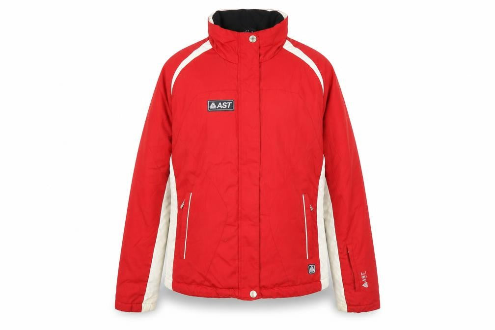 AST Women's Red Puffer Jacket M