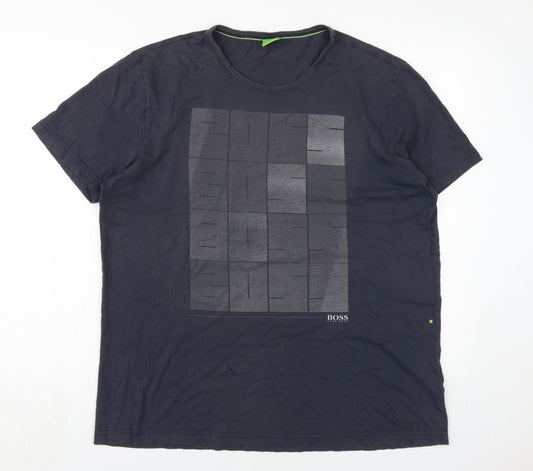 Hugo Boss Men's Black XL Graphic T-Shirt