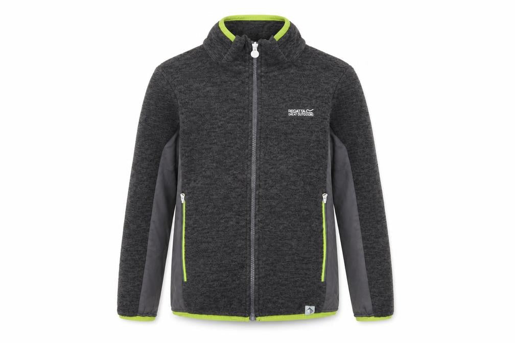 Regatta Boys Grey Track Jacket 9-10 Years Outdoor Zip