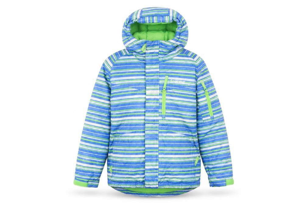 Campri Boys Blue Ski Jacket, 10 Years, Hooded Polyester