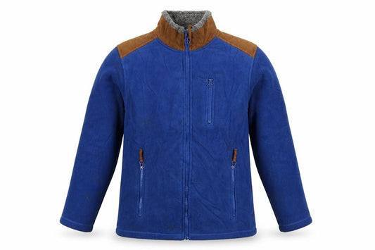 Cotton Traders Men's Blue Fleece Jacket Size S