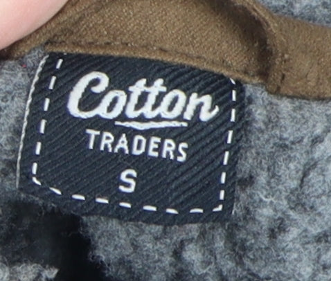 Cotton Traders Men's Blue Fleece Jacket Size S