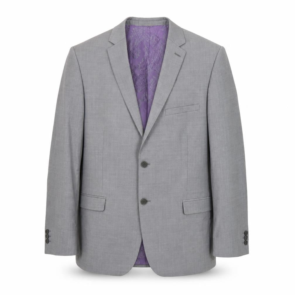 Ted Baker Men's Grey Blazer, Size 40R (Est), Wool, Formal