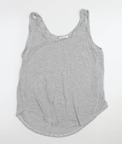 Pieces Women's Multicoloured Striped Tank Top L