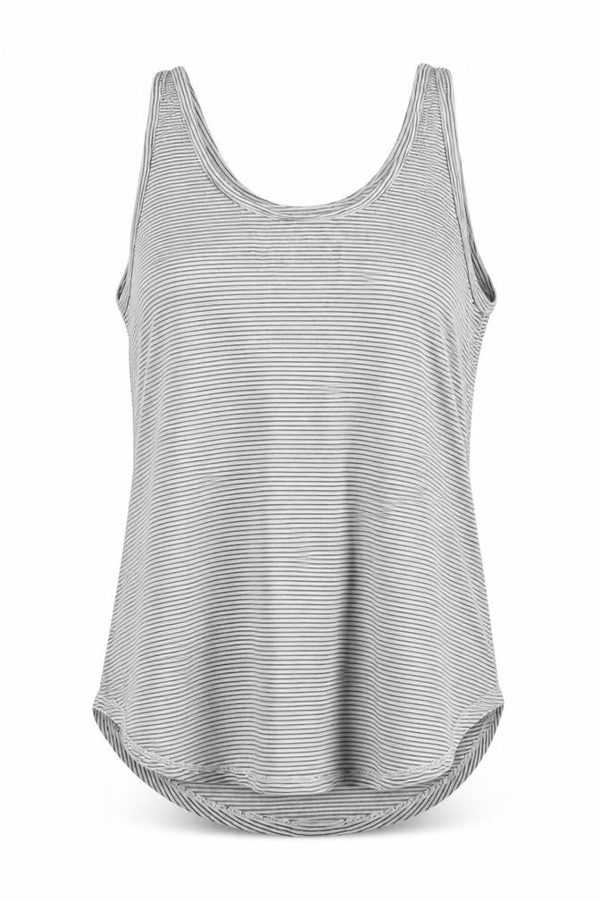 Pieces Women's Multicoloured Striped Tank Top L