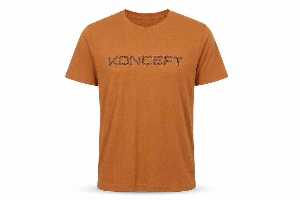 KONCEPT Men’s Orange Large Crew Neck Athletic T-Shirt
