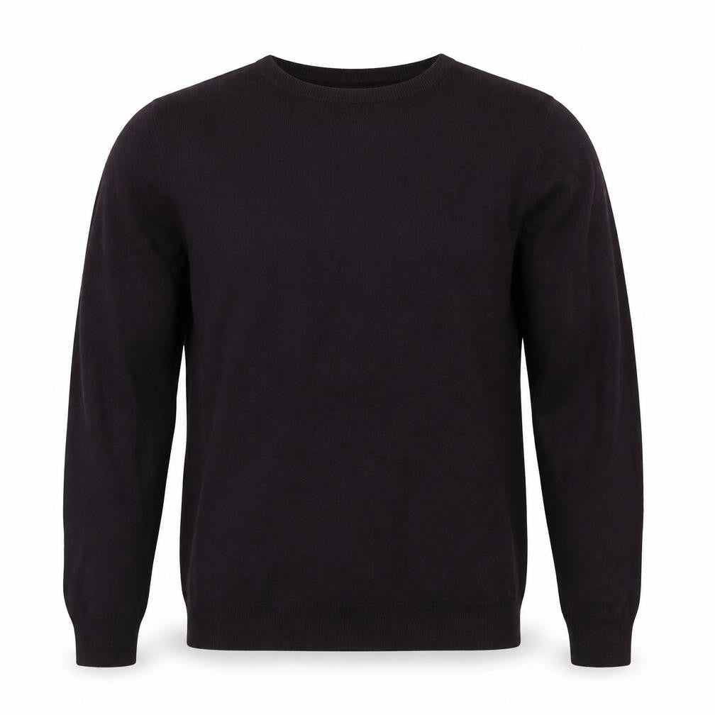 Thomas Nash Men's Purple V-Neck Knit Jumper, Size S