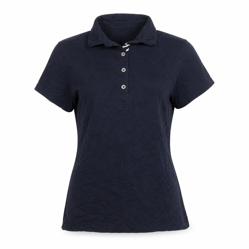 Leaf & Scott Unisex Blue Polo Shirt Medium
