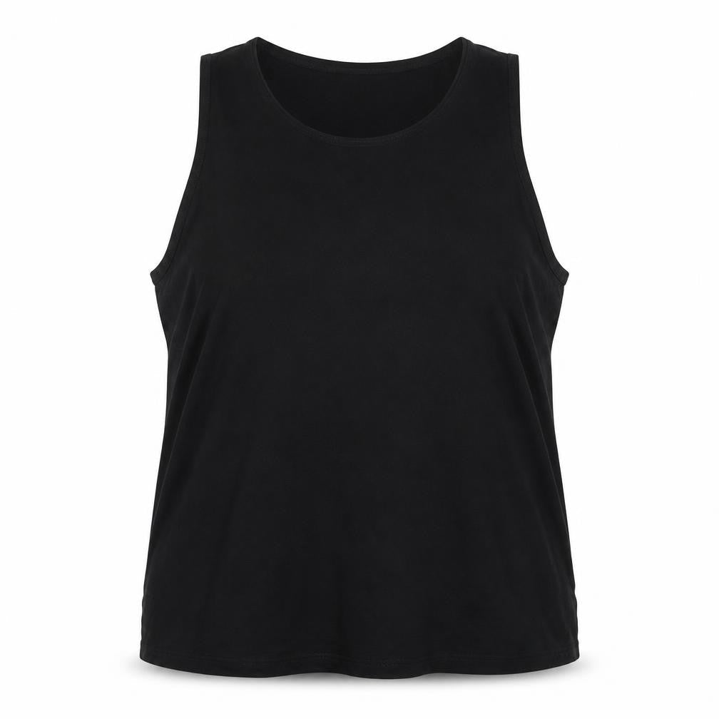 Yessica Women's Black Size 18 Basic Tank Top