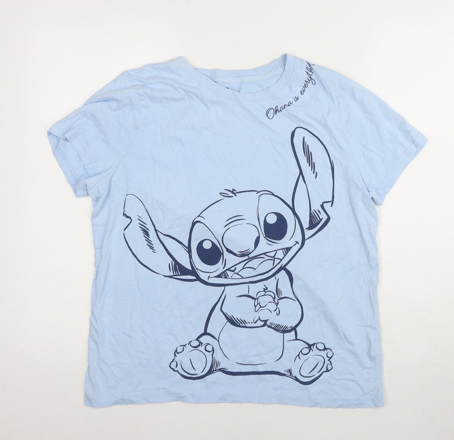 Disney Women's Blue Stitch Nightshirt - Medium