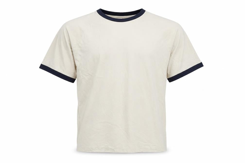 Kappa Men's Beige Graphic Print Large T-Shirt