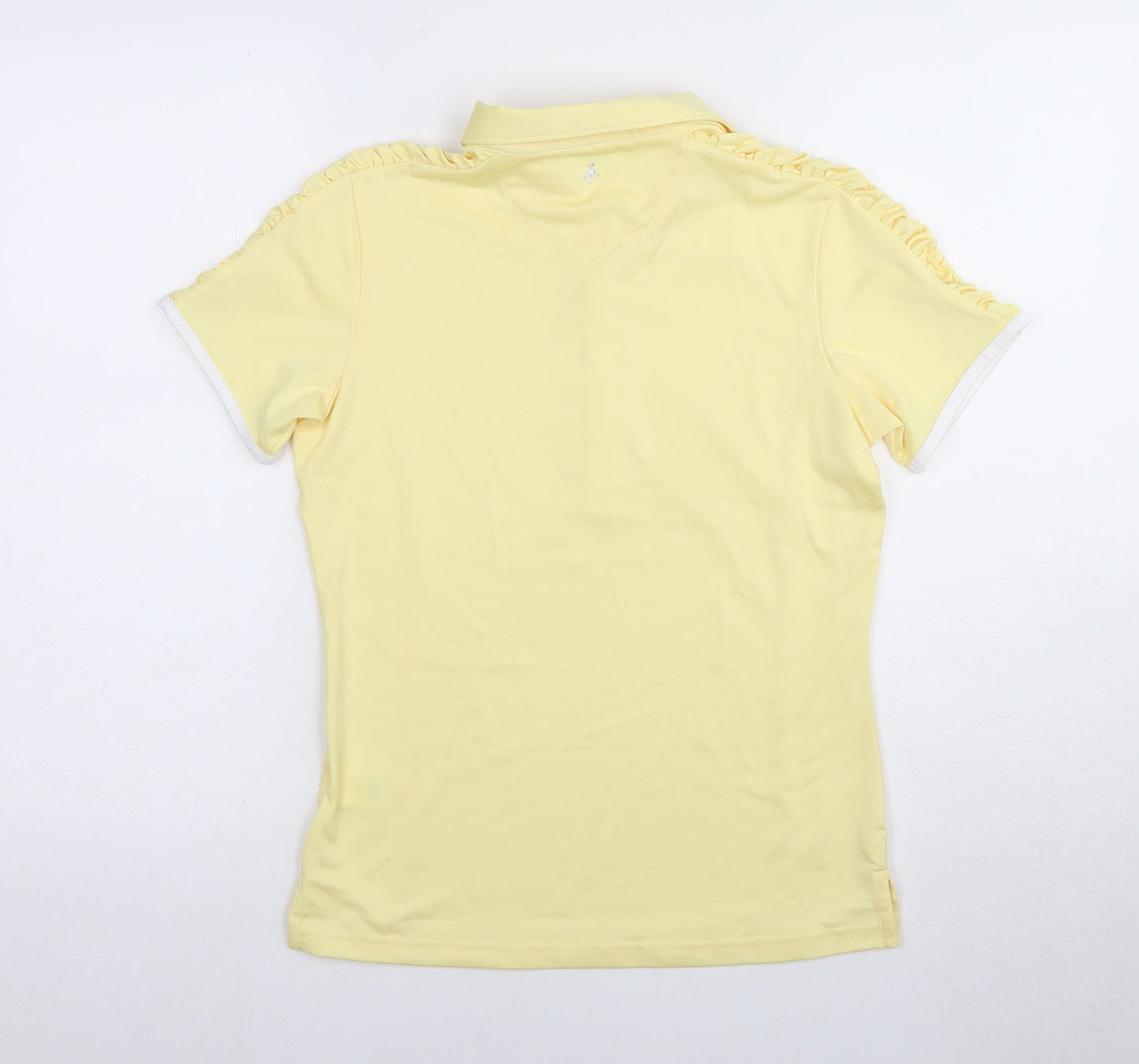 Green Lamb Women's Yellow XS Collared Polo Shirt