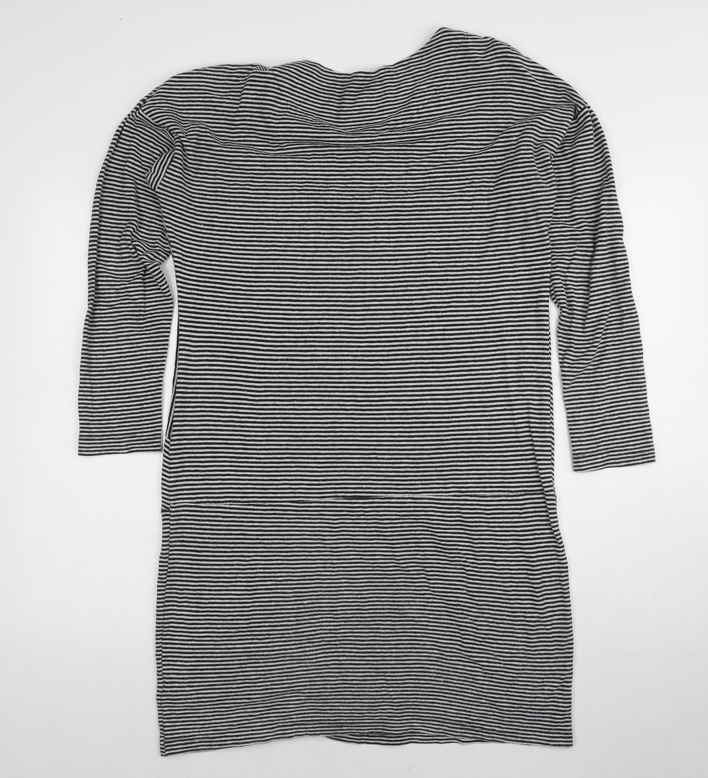 Komodo Women's Black Striped Shift Dress