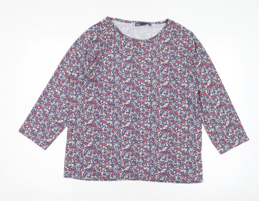 Izle Women's Multicoloured Floral Blouse Size 14
