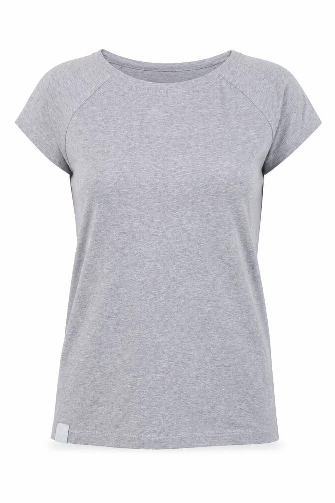 Reebok Women's Grey Basic T-Shirt, Size S, Casual Style