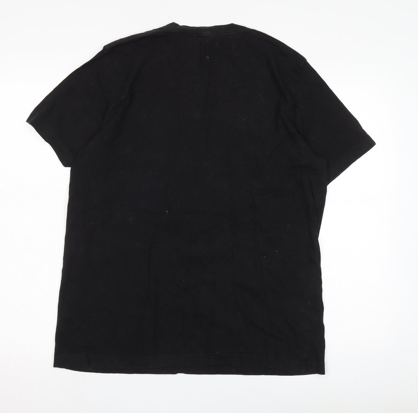BELLA + CANVAS Men's Black Graphic T-Shirt L