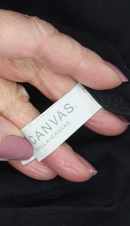 BELLA + CANVAS Men's Black Graphic T-Shirt L