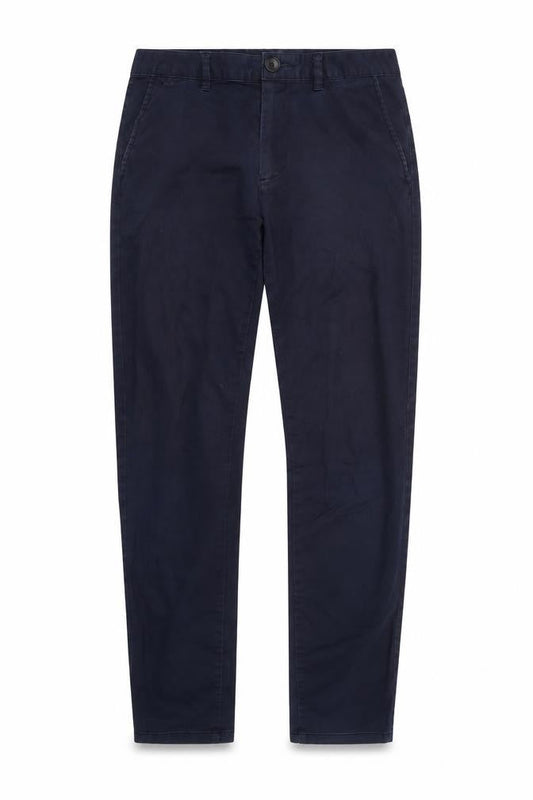 SELECTED Men's Blue Slim Fit Chino Trousers Size 30
