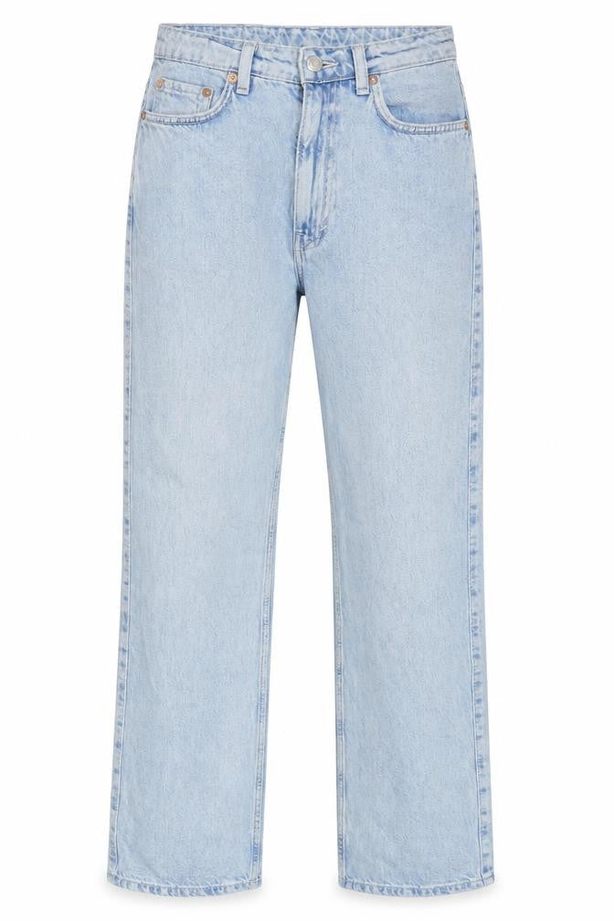 Weekday Men's Light Blue Straight Denim Jeans