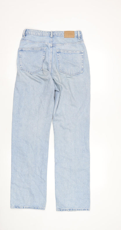 Weekday Womens Light Blue Straight Denim Jeans